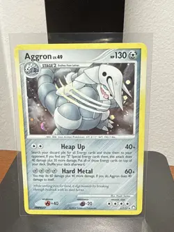 Pokemon TCG - Aggron - Mysterious Treasures 1/123 - Holo Rare - LP - Image 1