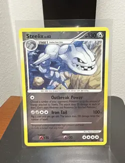 Steelix - 28/100 - Rare - Reverse Holo Pokemon Diamond & Pearl - Image 1