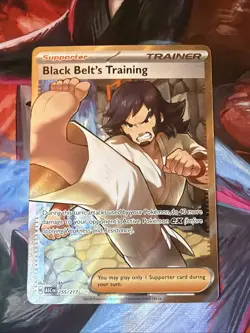 Pokemon TCG - Black Belt's Training Full Art 255/217 Me: Ascended Heroes Holo - Image 1