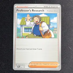 Pokemon Professor's Research Trainer-Supporter Promo 221 SVP English Regular - Image 1