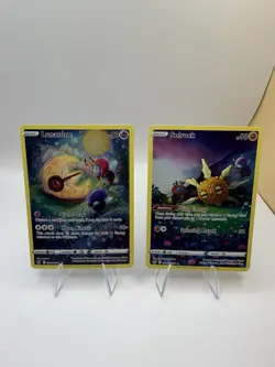 Lunatone GG11/GG70 & Solrock GG15/GG70 Crown Zenith Full Art Holo NM Pokemon TCG - Image 1