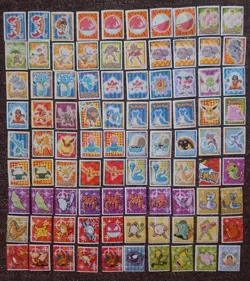 Lot 221 Cartes Pokemon Merlin 1999 Vintage Charizard Pikachu + Doubles - Image 2