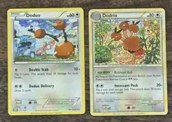 Doduo 013 + Dodrio 014 /034 CLV – Pokemon TCG Classic Collection – NM Pack Fresh - Image 1