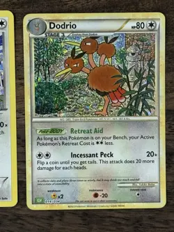 Doduo 013 + Dodrio 014 /034 CLV – Pokemon TCG Classic Collection – NM Pack Fresh - Image 3