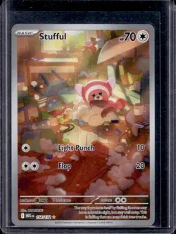 2025 Pokemon Mega Evolution Stufful Illustration Rare #154/132 - Image 1