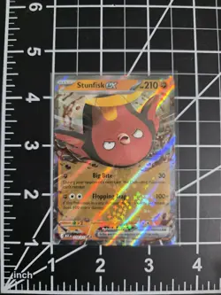 Stunfisk ex ASC 114/217 Pokemon Ascended Heroes NM/M - Image 1