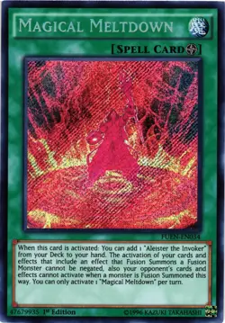 Yugioh Magical Meltdown FUEN-EN034 Secret Rare 1st Edition NM - Image 1