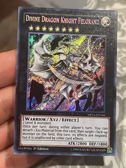 Yugioh! Divine Dragon Knight Felgrand - MP14-EN166 - Secret Rare - 1st Ed - (NM) - Image 5
