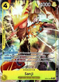 Sanji Alternate Art Rare EB04-052 One Piece - Image 1