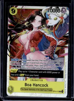 2026 One Piece Azure Sea's Seven Boa Hancock Super Rare #OP14-112 - Image 1