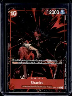 2024 One Piece Emperors in the New World Shanks Super Rare #OP09-004 - Image 1