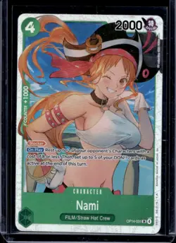 2026 One Piece Azure Sea's Seven Nami Super Rare #OP14-031 - Image 1