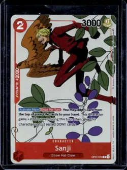 2022 One Piece Romance Dawn Sanji Rare #OP01-013 - Image 1