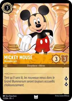 Lorcana - Mickey Mouse - Veritable ami - MINT/NMINT - FR - FOIL - Image 1