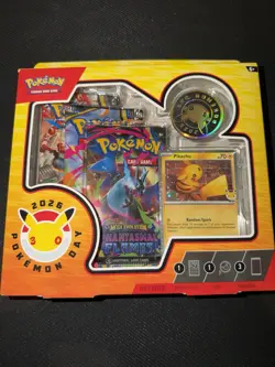 Pokemon Day 2026 TCG Sealed Box Pikachu Promo Card + Coin | Brand New 🔥🔥🔥 - Image 1