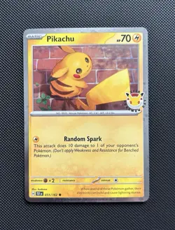 Pikachu Pokemon Day Promo Card 2026 - Pokemon TCG - Image 1