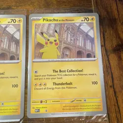 Pikachu At The Museum Jumbo Promo Card x2 Pokemon Day 2026 Tcg - Image 3