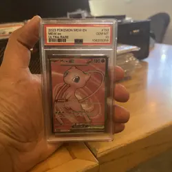 2023 Pokemon Mew En-151 Ultra Rare Mew Ex #193 PSA 10 - Image 1