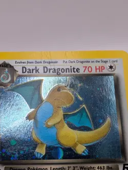 Pokemon TCG Team Rocket Set Dark Dragonite 5/82 Rare Holo 1st Edition LP/MP - Image 2