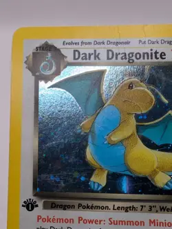 Pokemon TCG Team Rocket Set Dark Dragonite 5/82 Rare Holo 1st Edition LP/MP - Image 4
