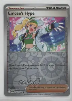 Emcee's Hype Reverse Foil Pokemon Destined Rivals (DRI) #163 - Image 1