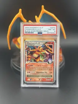 Charizard G LV.X DP45 Diamond and Pearl Promo Pokemon 2009 PSA 8 - Image 1