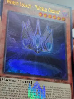 Yugioh x2 World Legacy - "World Crown" BLMM-EN082 Ultra Rare 1st Edition - Image 2