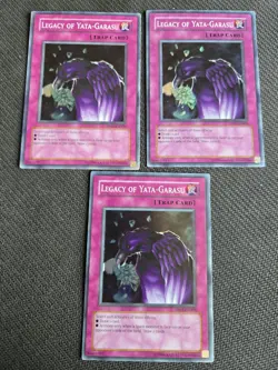 3x Legacy of Yata-Garasu x3 PP01-EN009 Super Rare Unl Edition NM Playset Yugioh - Image 1