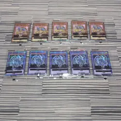Yu-GI-OH Yugioh Dark Magician Girl Blue-Eyes Ultimate Dragon 10-piece set Promo - Image 1