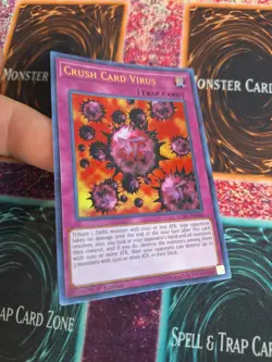 Yugioh Crush Card Virus LCKC-EN046 Ultra Rare 1st Edition Near Mint - Image 2
