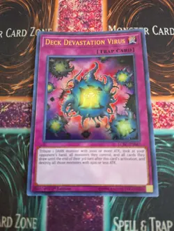 Yugioh Deck Devastation Virus LCKC-EN047 Ultra Rare 1st Edition Near Mint - Image 1