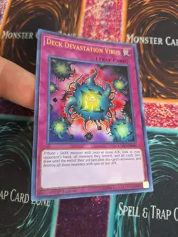 Yugioh Deck Devastation Virus LCKC-EN047 Ultra Rare 1st Edition Near Mint - Image 2