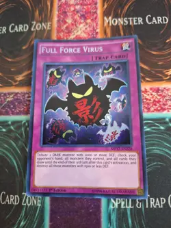 Yugioh Full Force Virus MP17-EN228 Secret Rare 1st Edition Near Mint - Image 1