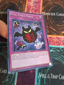 Yugioh Full Force Virus MP17-EN228 Secret Rare 1st Edition Near Mint - Image 2
