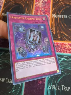 Yugioh Eradicator Epidemic Virus LCKC-EN048 Ultra Rare 1st Edition Near Mint - Image 2