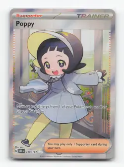 Pokemon TCG - Poppy 220/197 Near Mint Ultra Rare Obsidian Flames - Image 1