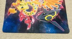 Pokemon Shining Legends Playmat Ho-Oh Mew Lugia Rayquaza Official TCG Mat - Image 4
