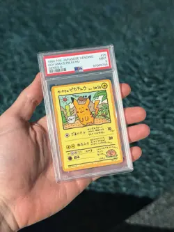 Pokemon Ooyama's Pikachu Vending Japanese PSA 9 #25 1998 - Image 1