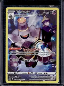 2022 Pokemon SWSH Brilliant Stars Dusknoir Trainer Gallery #TG06/TG30 - Image 1