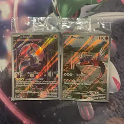 Pokemon Miraidon 013 + Koraidon 014 SVP ETB Promo Sealed Pair UNOPENED RJ1 - Image 1