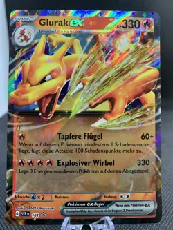 Glurak ex SVP DE 161 Black Star Promo Cosmos Holo Deutsch/German Pokemon Karte - Image 1