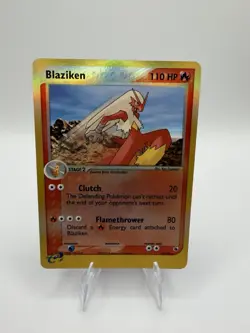 Blaziken 15/109 Reverse EX Ruby and Sapphire - Pokemon Holo Foil - Image 1