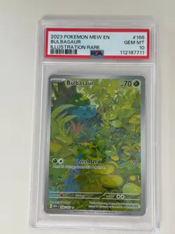 Pokemon 151 Bulbasaur Special Illustration Rare PSA 10 - Image 1