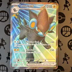 Pokemon TCG Luxray EX 195/167 Twilight Masquerade Ultra Rare Holo 310 HP - Image 1