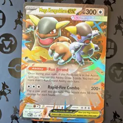 Pokemon TCG Mega Kangaskhan EX Double Rare Holo Basic 104/132 300 HP - Image 1