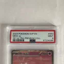 Pokemon 2023 Mew ex 151 Ultra-Premium Collection Black Star Promo #053 - PSA 9 - Image 2