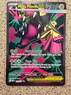MEGA MAWILE EX 162/132 ULTRA RARE MEGA EVOLUTION POKEMON NM/M - Image 1