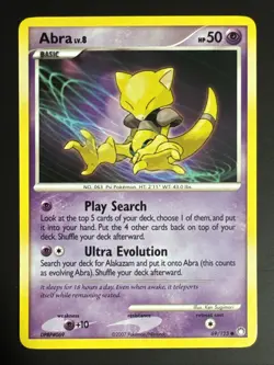 Pokemon TCG Abra Mysterious Treasures 69/123 Regular Common NM - Image 1