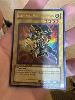 Yu-Gi-Oh TCG Elemental Hero Sparkman Limited Edition Holo Lot 2 Cards MF03-EN004 - Image 2