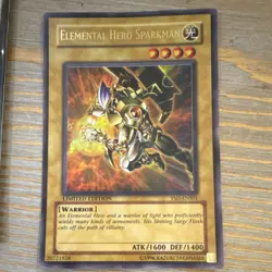 Yu-Gi-Oh TCG Elemental Hero Sparkman Limited Edition Holo Lot 2 Cards MF03-EN004 - Image 4